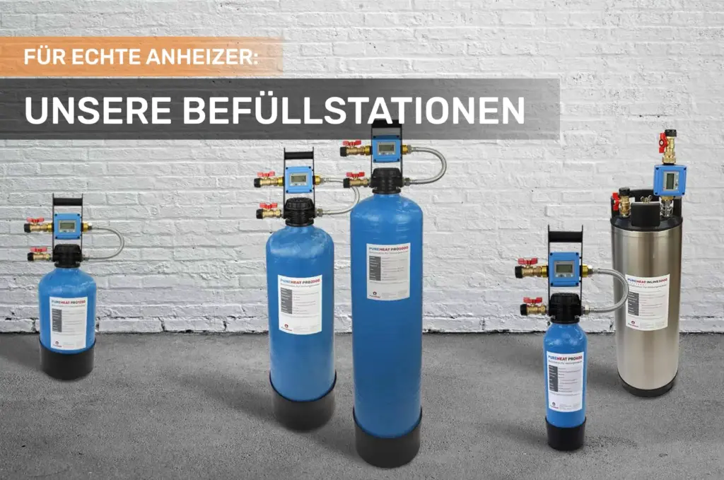 Befüllstation für Heizungswasser nach VDI 2035