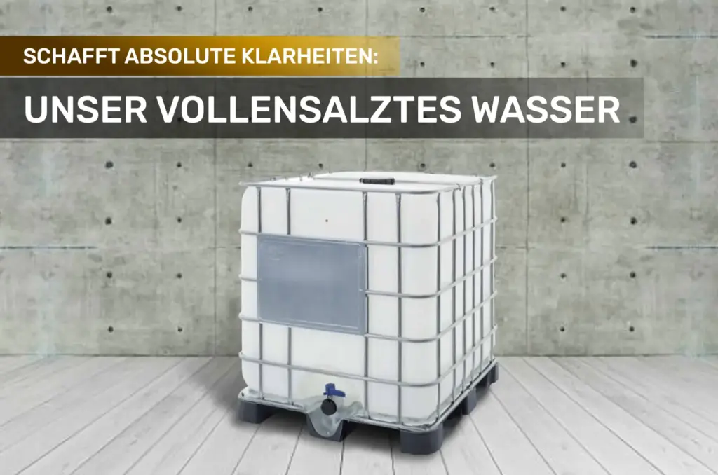 VE-Wasser für Heizungsanlagen